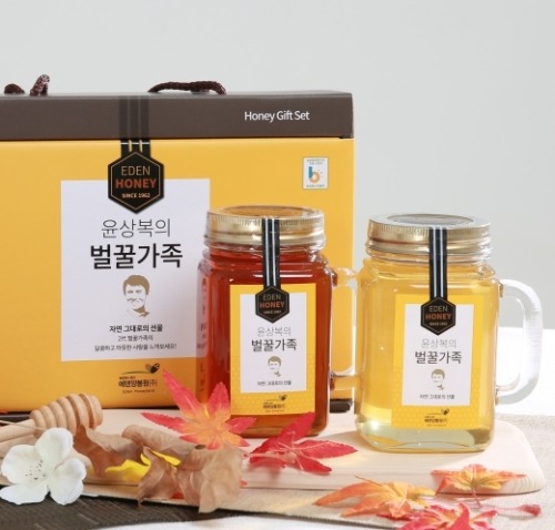 꿀비마켓 강원도횡성생산 6호-2(아카시아컵꿀 500g+밤나무컵꿀 500g)
