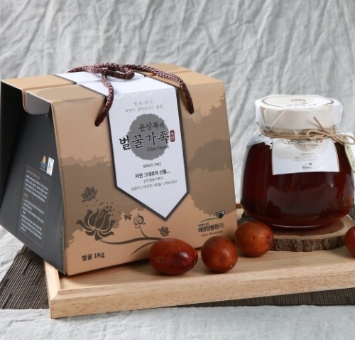 꿀비마켓 강원도횡성생산 대추나무꿀 단품선물용 1kg 벌꿀 강원도꿀
