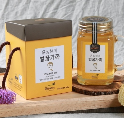 꿀비마켓 강원도횡성생산 아카시아꿀 (유리컵) 500g