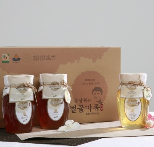 꿀비마켓 강원도횡성생산 5호-1(아카시아꿀600g+잡화꿀600g 2개)