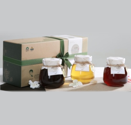 꿀비마켓 강원도횡성생산 3호-2(VIP구성밤나무꿀1kg+대추나무꿀1kg+아카시아꿀1kg)